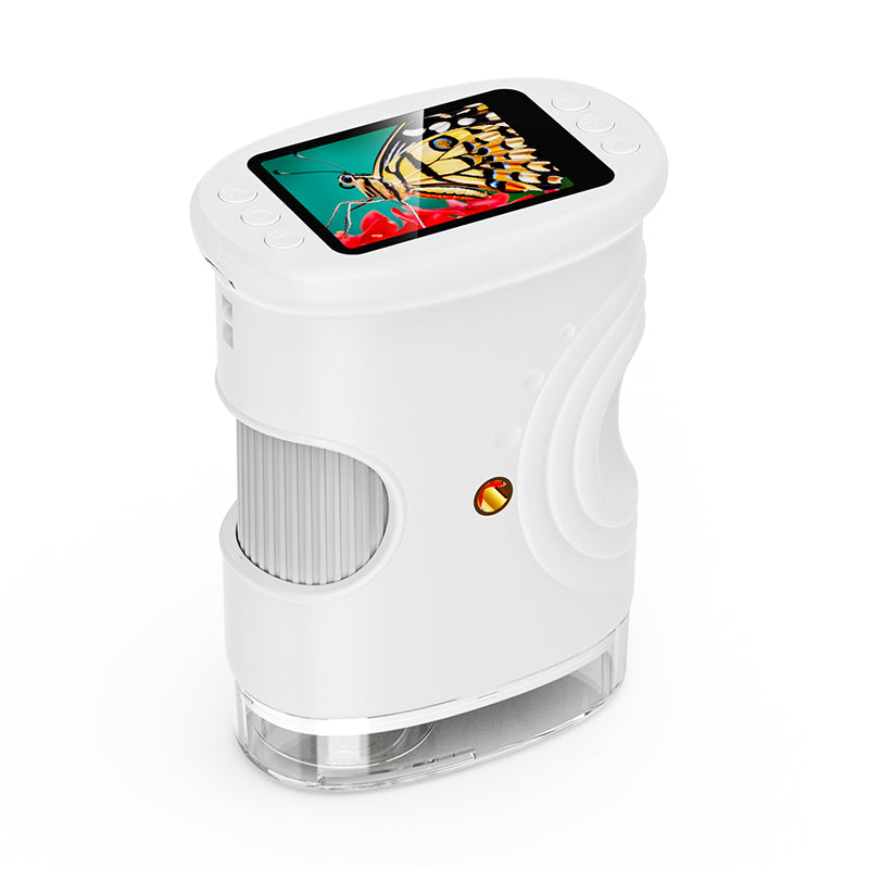 1000X Handheld Pocket Microscope for Kids – 2.0" IPS Screen, STEM Science Toy, Ages 3–12