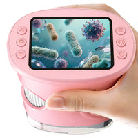 1000X Handheld Pocket Microscope for Kids – 2.0" IPS Screen, STEM Science Toy, Ages 3–12