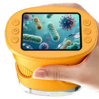 1000X Handheld Pocket Microscope for Kids – 2.0" IPS Screen, STEM Science Toy, Ages 3–12