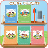 Magic Grooved Writing Practice Copybook for Kids – Reusable Handwriting Workbook, Ages 3–8