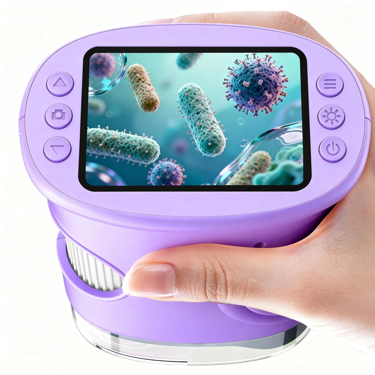 1000X Handheld Pocket Microscope for Kids – 2.0" IPS Screen, STEM Science Toy, Ages 3–12