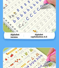 Magic Groove Practice Copybook for Kids | Reusable Wipe-Clean Writing Book