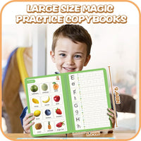 Magic Grooved Writing Practice Copybook for Kids – Reusable Handwriting Workbook, Ages 3–8