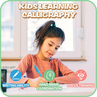 Magic Grooved Writing Practice Copybook for Kids – Reusable Handwriting Workbook, Ages 3–8