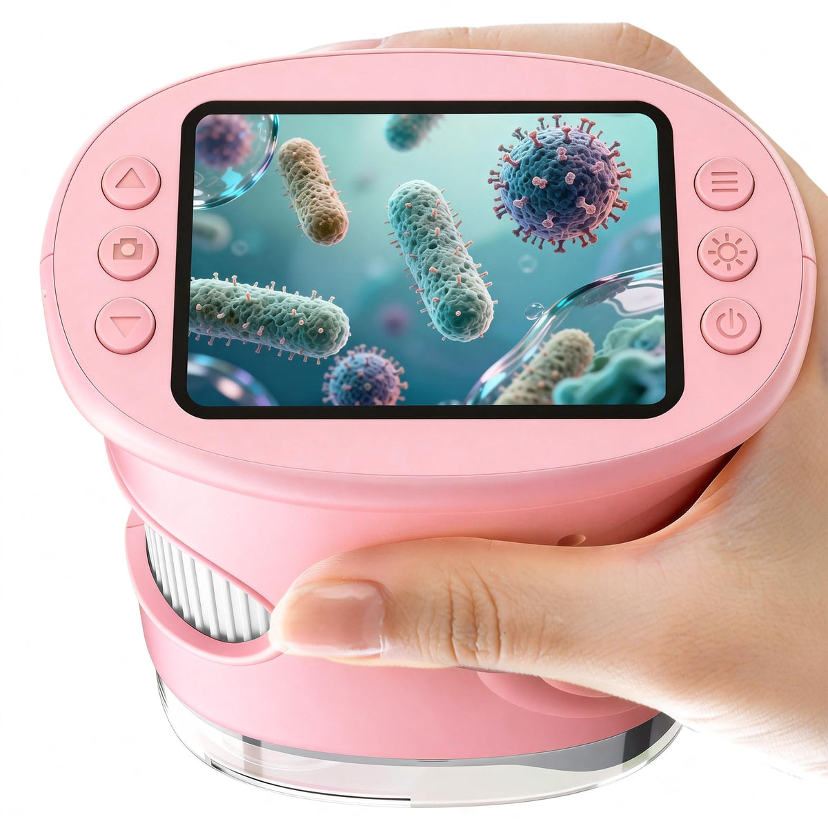1000X Handheld Pocket Microscope for Kids – 2.0" IPS Screen, STEM Science Toy, Ages 3–12